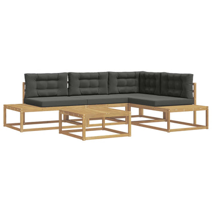 Set di divani da esterno Bianco 79 x 79 x 37 cm Poliestere | homemem39