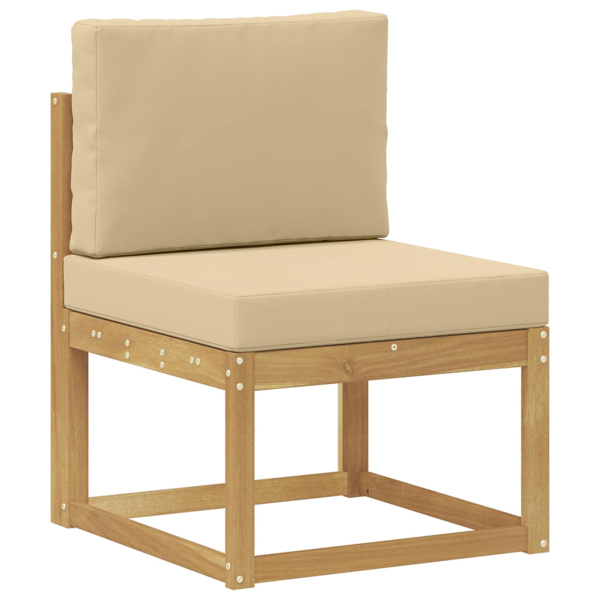 Set di divani da esterno 6 pz Bianco e Beige | homemem39