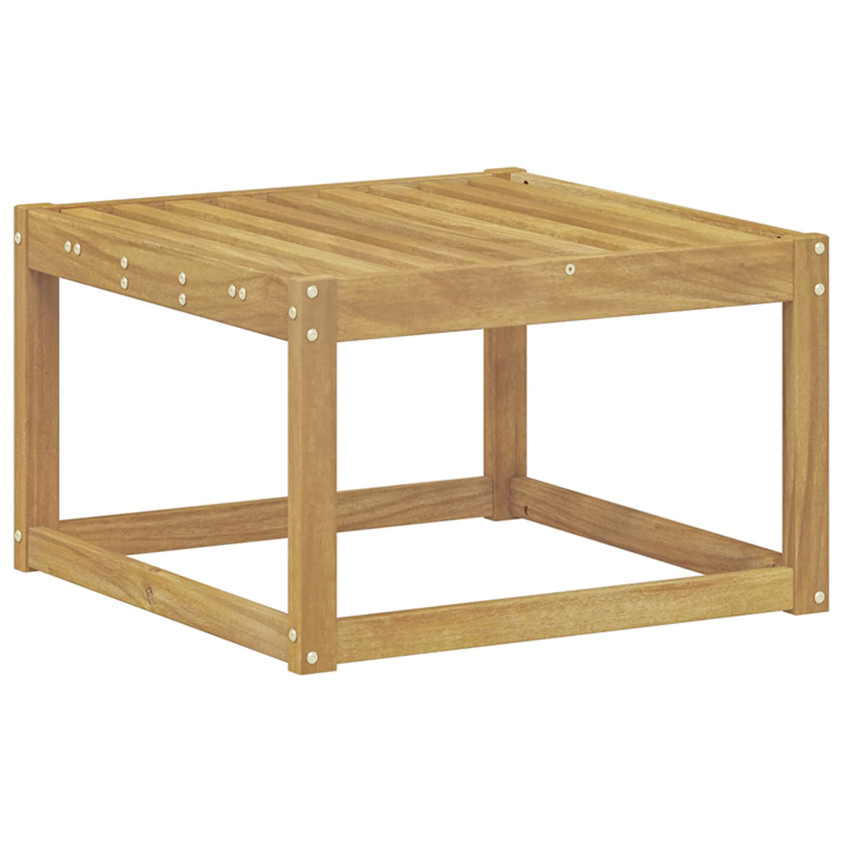 Set di divani da esterno 3 pz Bianco Legno di Acacia Massello | homemem39
