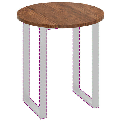 Piano del tavolo Marrone Chiaro Ø 70 x 2,5 cm | homemem39