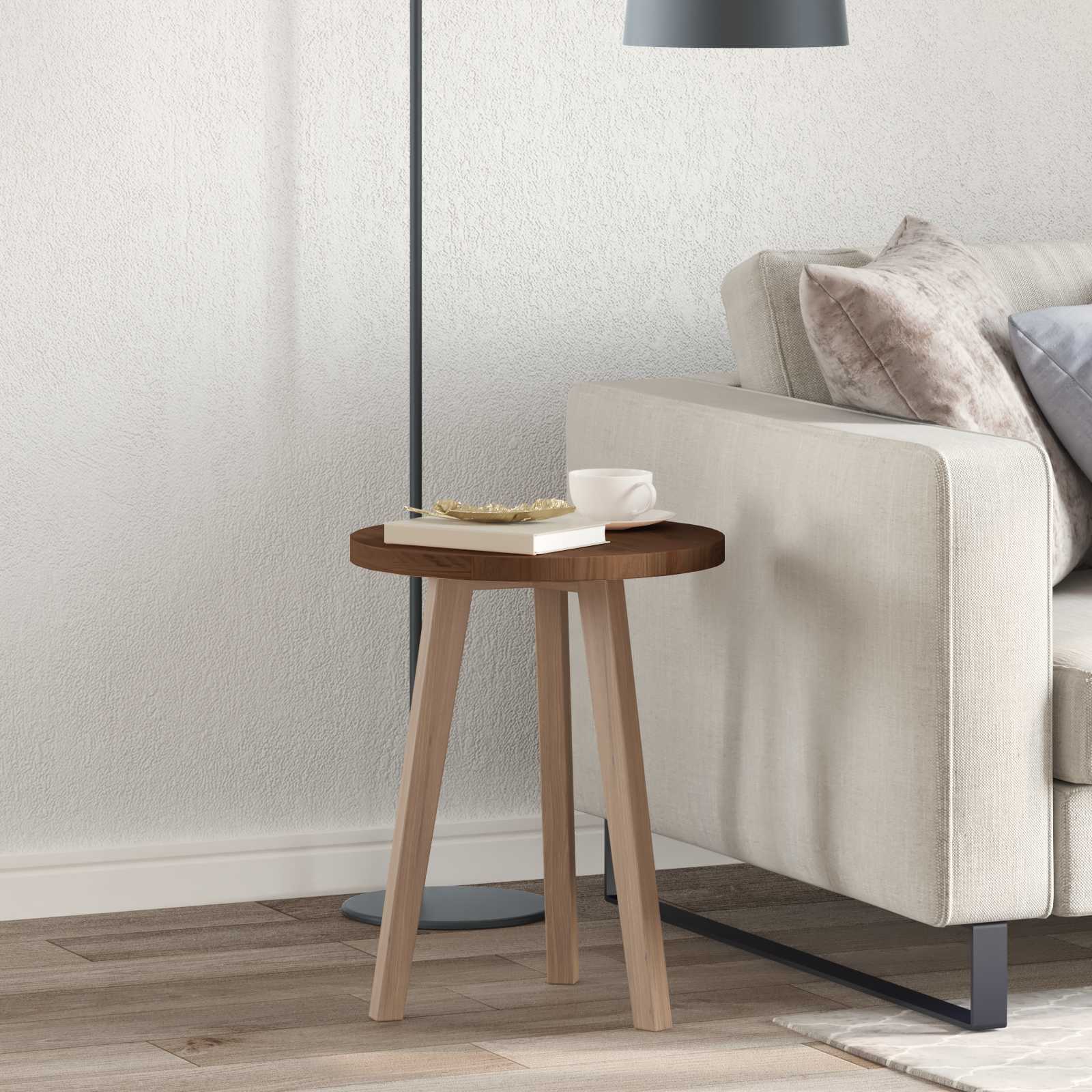 Piano del tavolo Marrone Scuro Ø 40 x 2,5 cm | homemem39