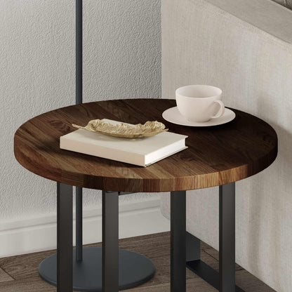 Piano del tavolo Marrone Scuro Ø 50 x 2,5 cm | homemem39