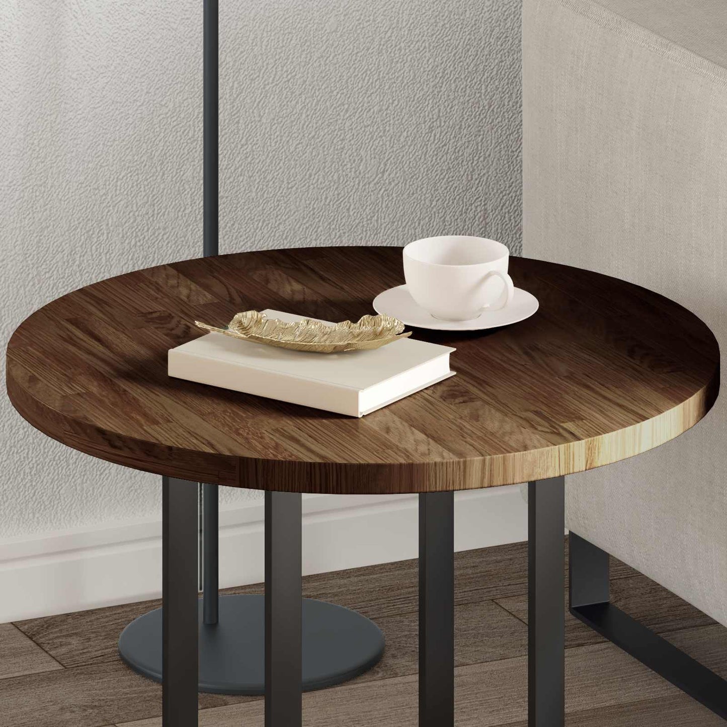 Piano del tavolo Marrone Scuro Ø 60 x 2,5 cm | homemem39