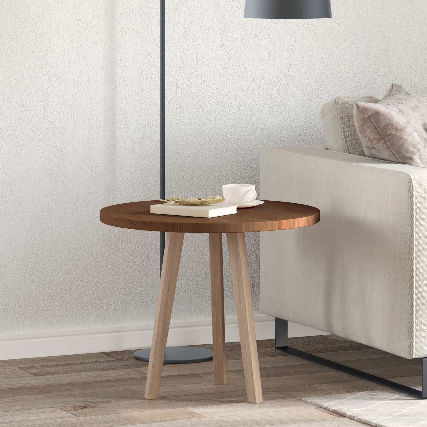 Piano del tavolo Marrone Scuro Ø 60 x 2,5 cm | homemem39