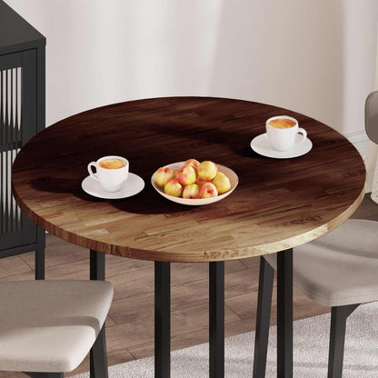 Piano del tavolo Marrone Scuro Ø 90 x 2,5 cm | homemem39