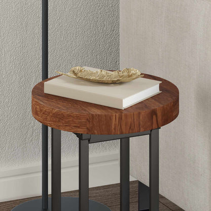 Piano del tavolo Ø 30 x 4 cm Rotondo Legno di Quercia Massello | homemem39