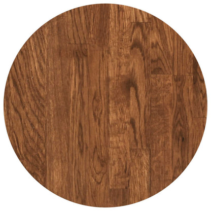 Piano del tavolo Ø 30 x 4 cm Rotondo Legno di Quercia Massello