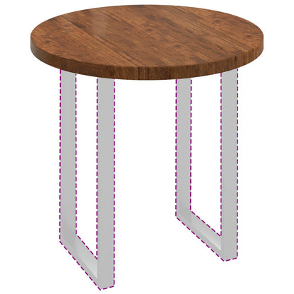 Piano del tavolo Marrone Chiaro Ø 80 x 4 cm | homemem39