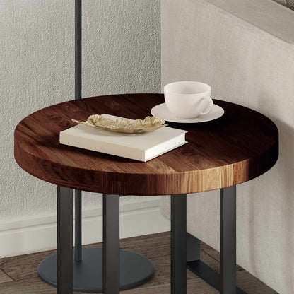 Piano del tavolo Marrone Scuro Ø 50 x 4 cm | homemem39