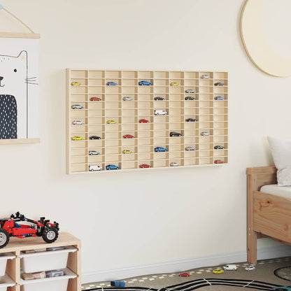 Vetrina a muro Beige 98 x 4,5 x 55 cm Legno multistrato