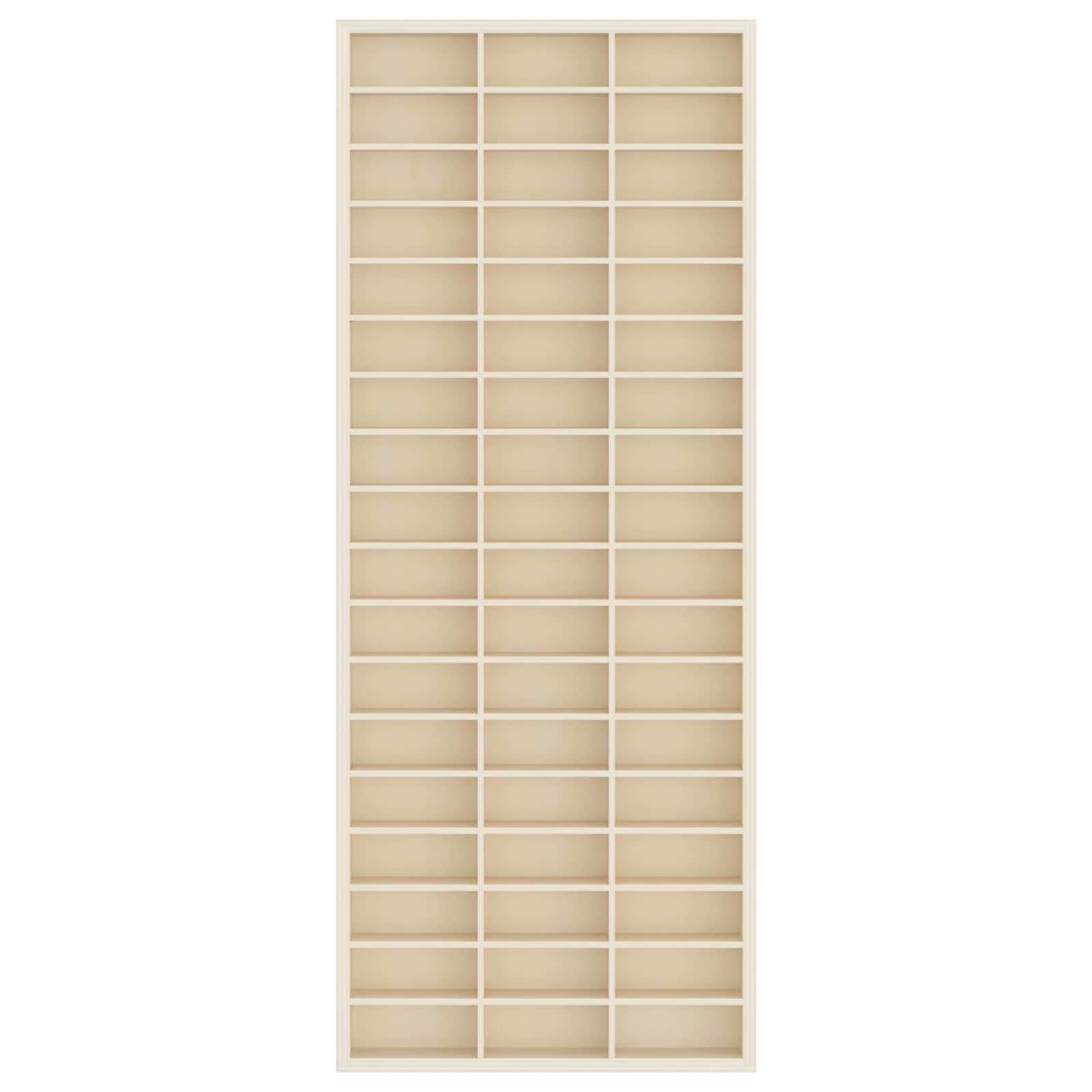 Vetrina a muro Beige 30 x 4,5 x 75 cm Legno multistrato | homemem39