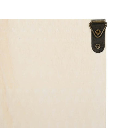 Vetrina a muro Beige 40 x 8,5 x 37 cm Legno multistrato | homemem39