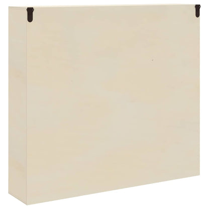Vetrina a muro Beige 40 x 8,5 x 37 cm Legno multistrato | homemem39