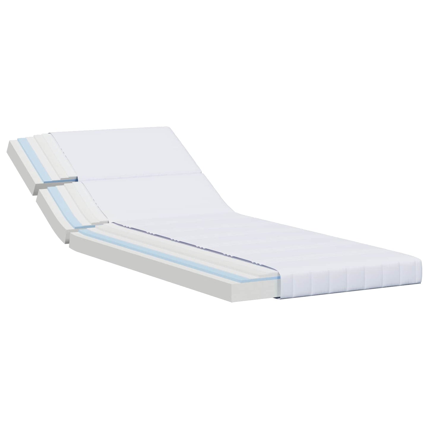 Materasso in Schiuma Estensibile 80 x 200 cm Bianco | homemem39