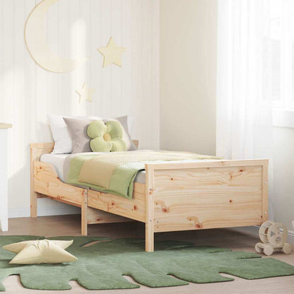 Struttura del letto Marrone 80 x 200 cm Legno multistrato | homemem39