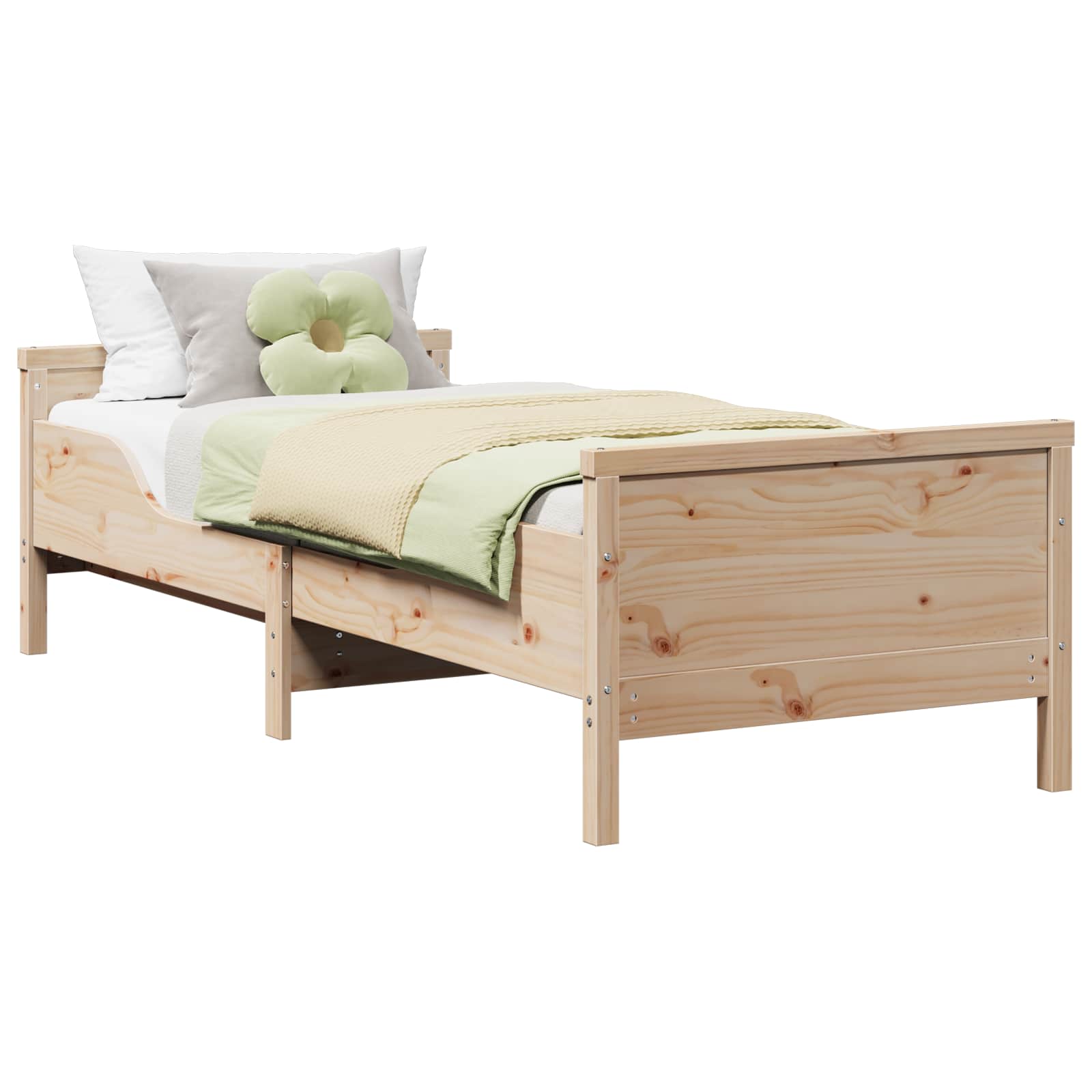 Struttura del letto Marrone 80 x 200 cm Legno multistrato | homemem39