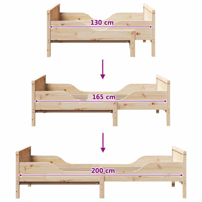 Struttura del letto Marrone 80 x 200 cm Legno multistrato | homemem39