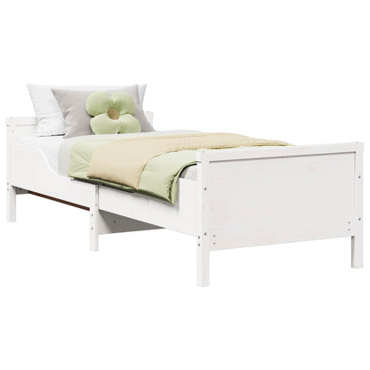 Struttura del letto Bianco 80 x 200 cm Legno multistrato | homemem39