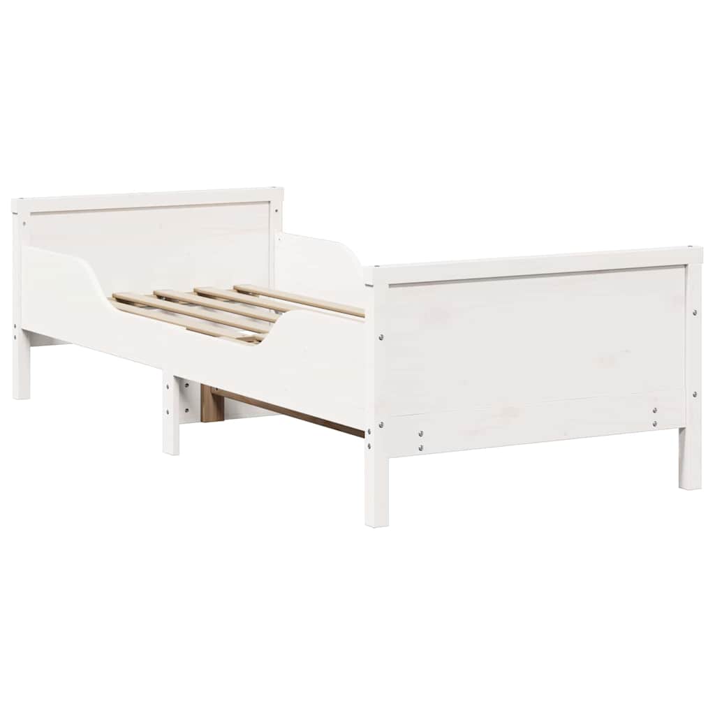 Struttura del letto Bianco 80 x 200 cm Legno multistrato | homemem39
