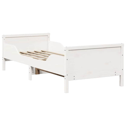 Struttura del letto Bianco 80 x 200 cm Legno multistrato | homemem39
