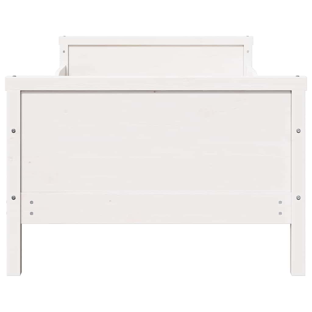 Struttura del letto Bianco 80 x 200 cm Legno multistrato | homemem39