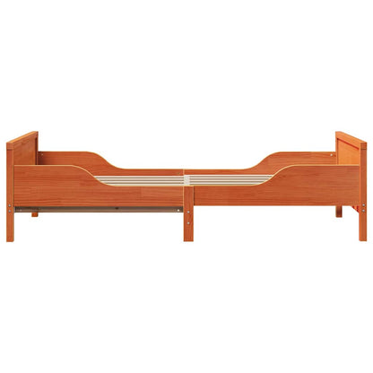 Struttura del letto con testiera Marrone cerato 80 x 200 cm | homemem39