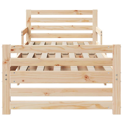 Struttura del letto Marrone 80 x 200 cm Legno multistrato | homemem39