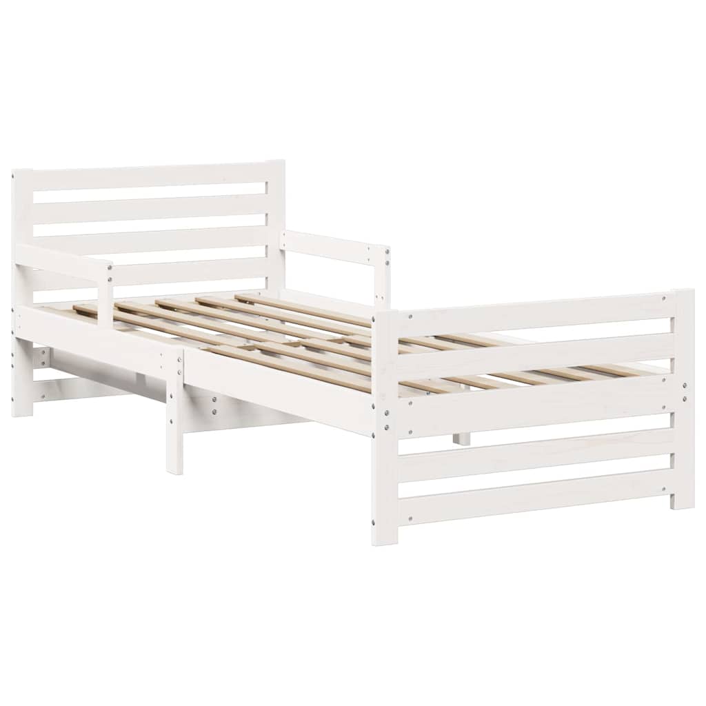 Struttura del letto Bianco 80 x 200 cm Legno multistrato | homemem39