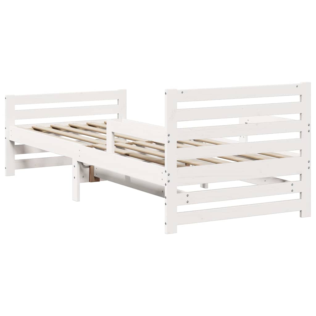 Struttura del letto Bianco 80 x 200 cm Legno multistrato | homemem39