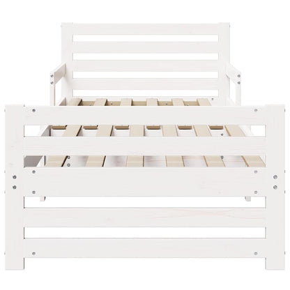 Struttura del letto Bianco 80 x 200 cm Legno multistrato | homemem39