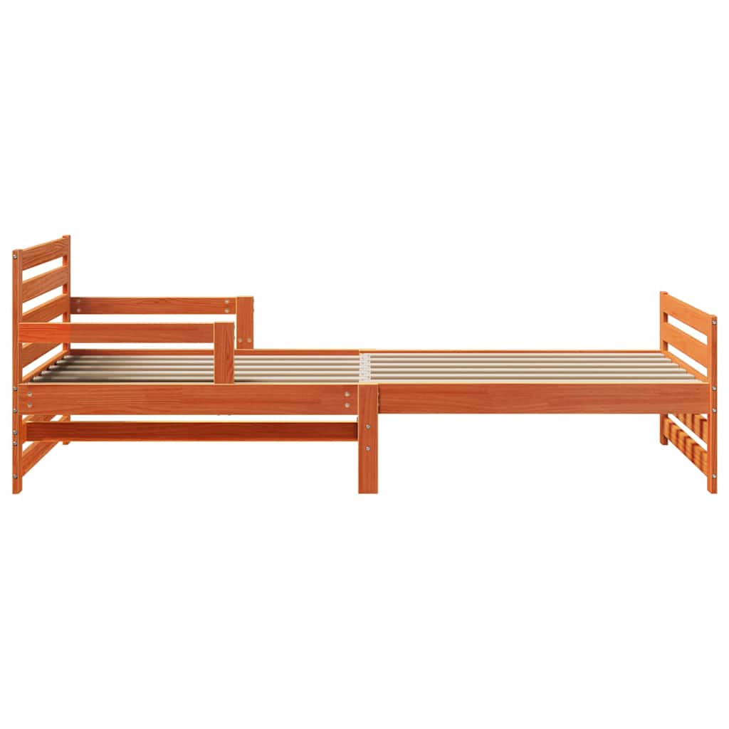 Struttura del letto con testiera Marrone cerato 80 x 200 cm | homemem39