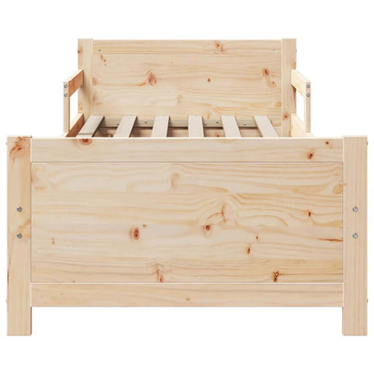 Struttura del letto Marrone 80 x 200 cm Legno multistrato | homemem39