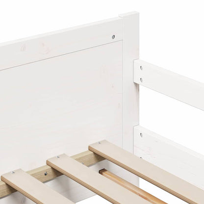 Struttura del letto Bianco 80 x 200 cm Legno multistrato | homemem39