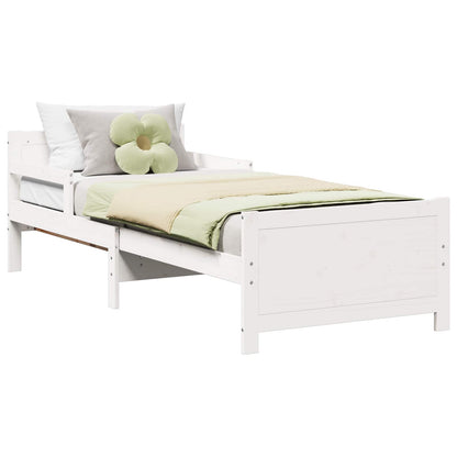 Struttura del letto Bianco 80 x 200 cm Legno multistrato | homemem39