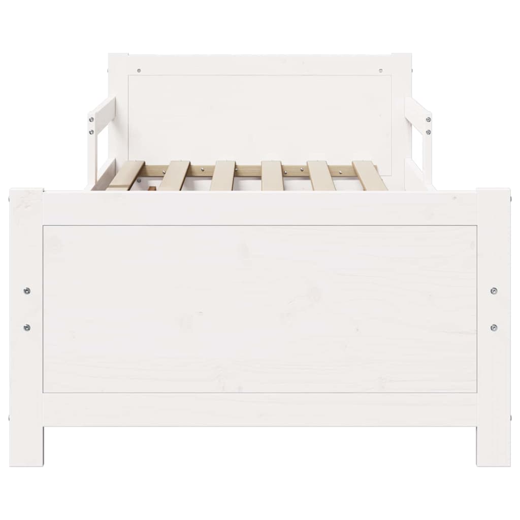 Struttura del letto Bianco 80 x 200 cm Legno multistrato | homemem39