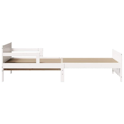 Struttura del letto Bianco 80 x 200 cm Legno multistrato | homemem39