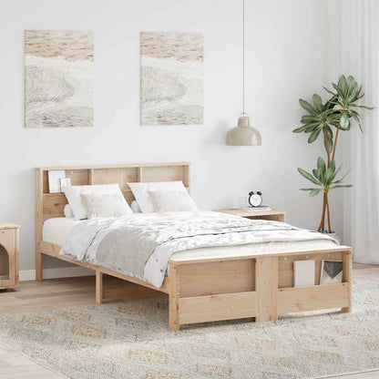 Struttura del letto Marrone 120 x 200 cm Legno multistrato | homemem39