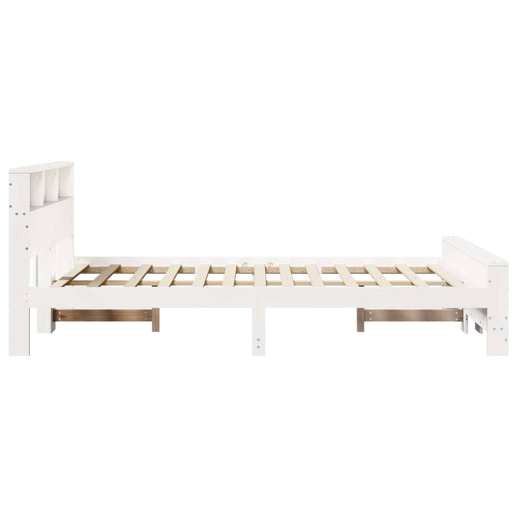 Struttura del letto Bianco 120 x 200 cm Legno multistrato | homemem39
