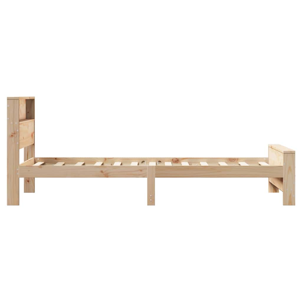 Struttura del letto Marrone 100 x 200 cm Legno multistrato | homemem39