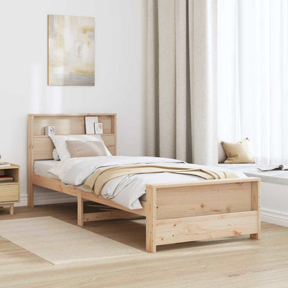 Struttura del letto Marrone 90 x 200 cm Legno multistrato | homemem39
