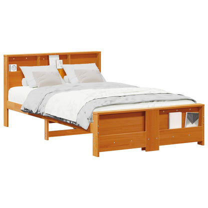 Struttura del letto con testiera Marrone cerato 140 x 190 cm | homemem39