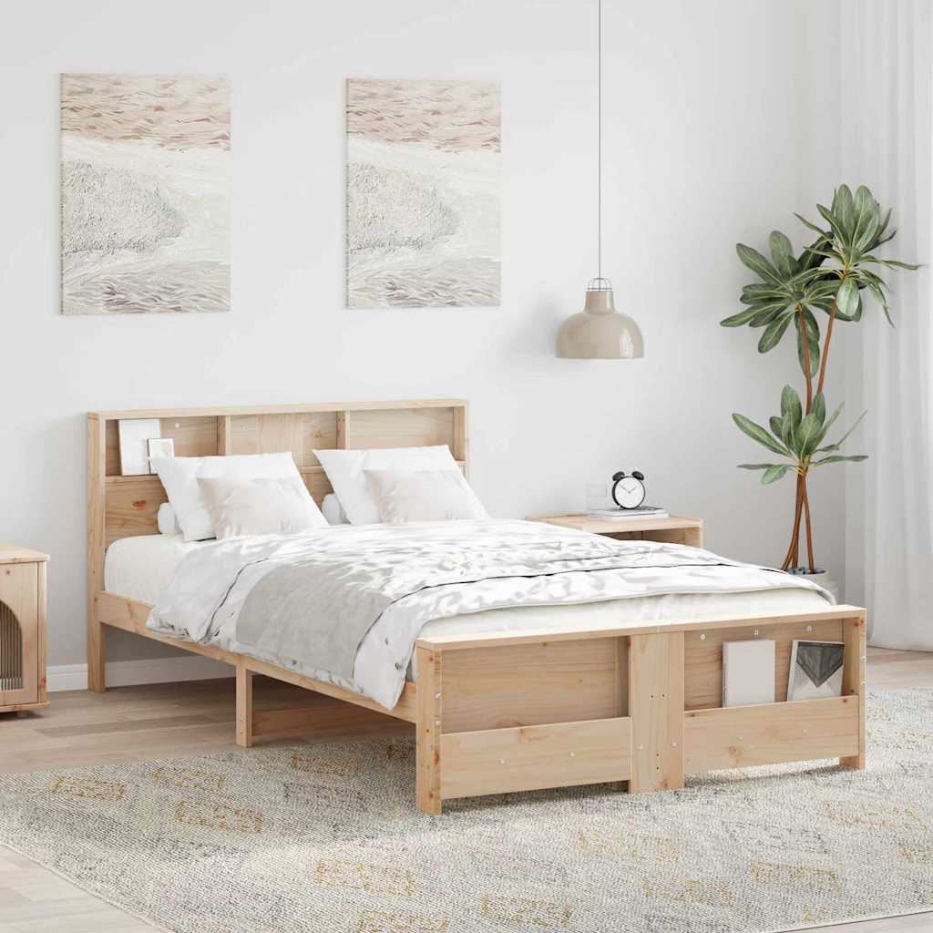 Struttura del letto Marrone 120 x 190 cm Legno multistrato