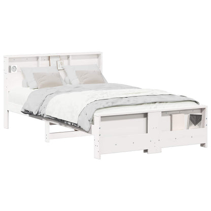 Struttura del letto Bianco 120 x 190 cm Legno multistrato