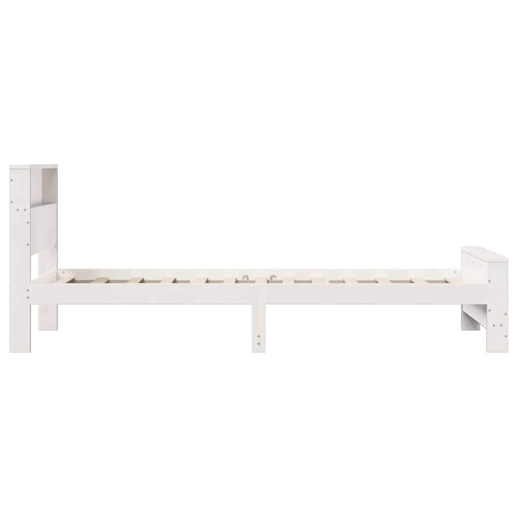 Struttura del letto Bianco 90 x 190 cm Legno multistrato | homemem39