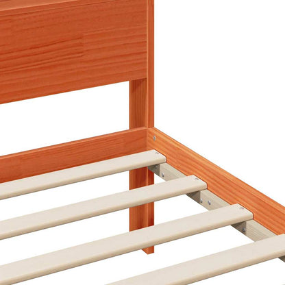 Struttura del letto con testiera Marrone cerato 90 x 190 cm | homemem39
