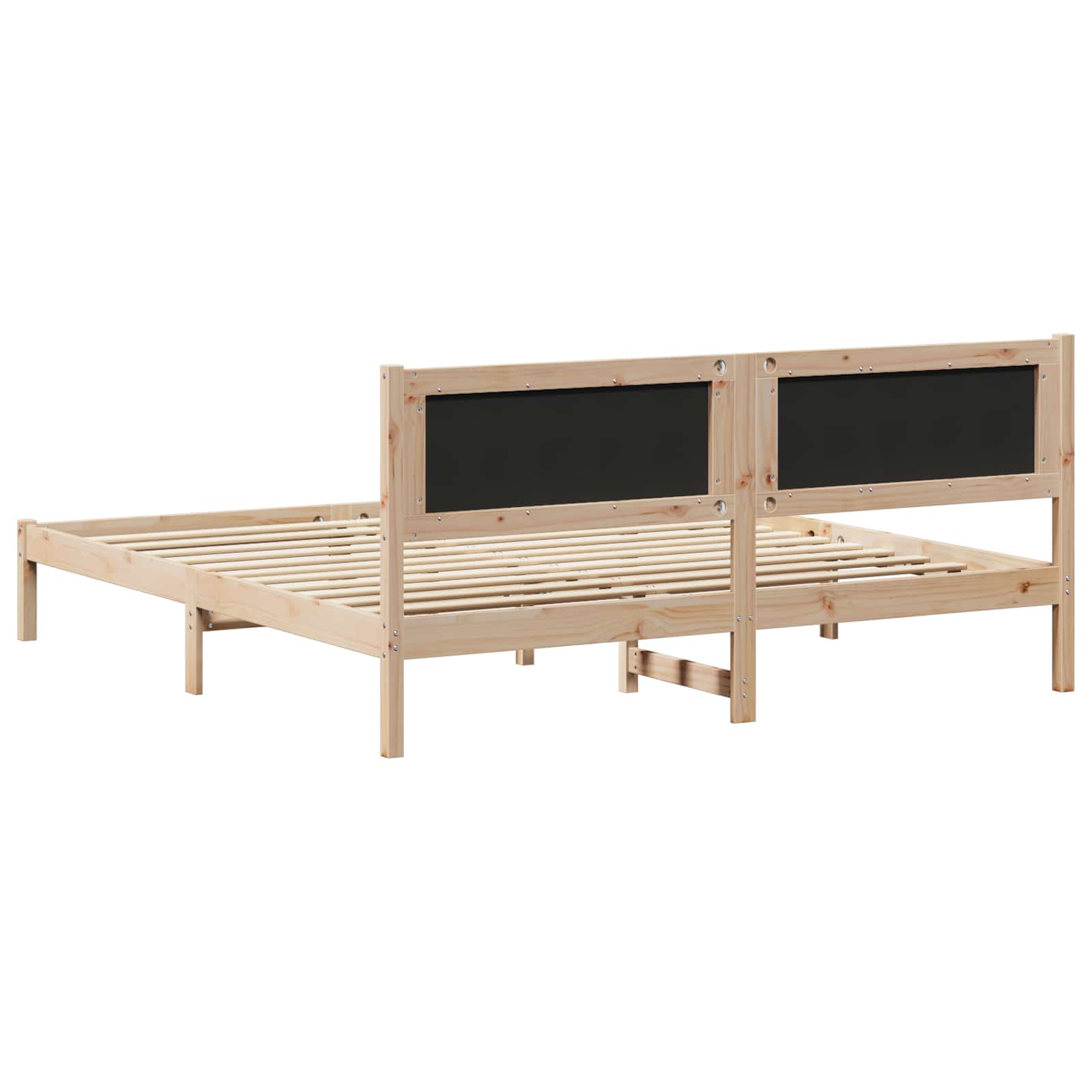 Struttura del letto Grigio chiaro 180 x 200 cm Pino massello | homemem39