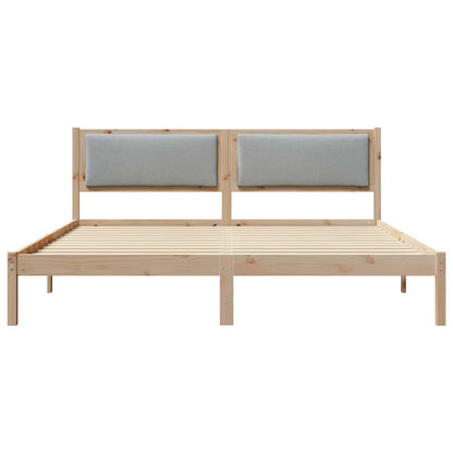 Struttura del letto Grigio chiaro 180 x 200 cm Pino massello | homemem39