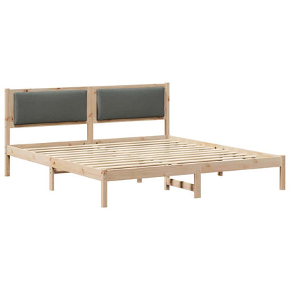 Struttura del letto Grigio scuro 180 x 200 cm Pino massello | homemem39