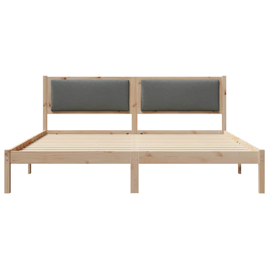 Struttura del letto Grigio scuro 180 x 200 cm Pino massello | homemem39