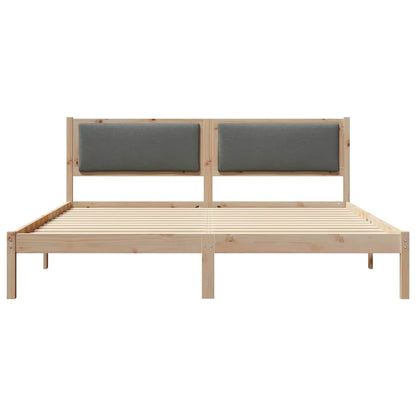 Struttura del letto Grigio scuro 180 x 200 cm Pino massello | homemem39
